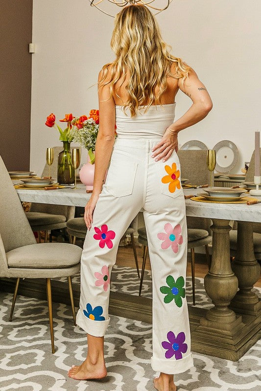 Flower Power Jeans