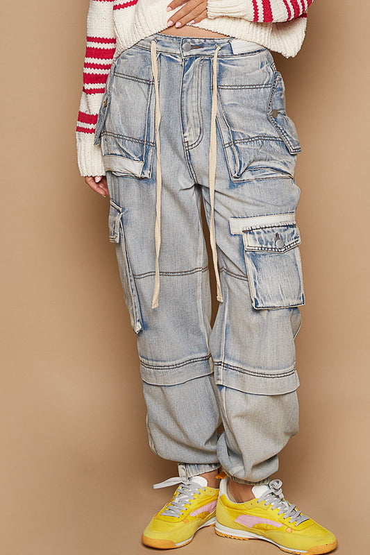 Cargo Denim Joggers