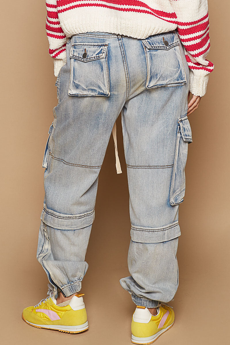 Cargo Denim Joggers
