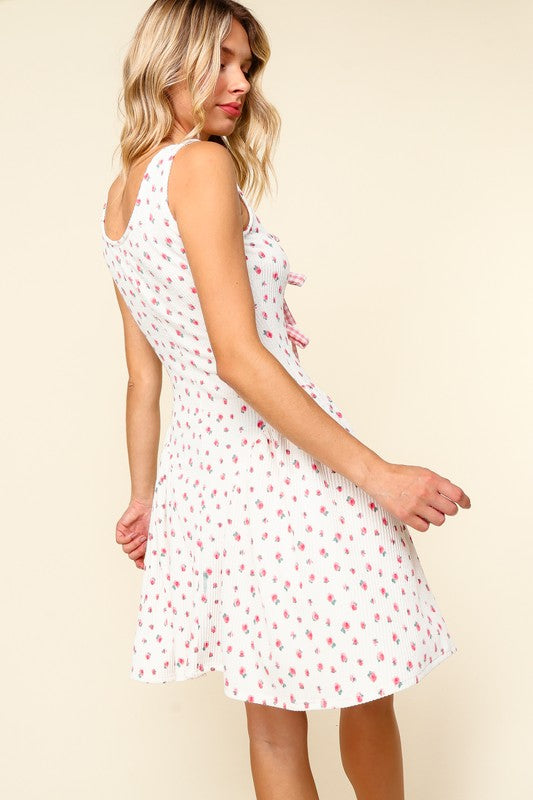 Ribbon Floral Dress