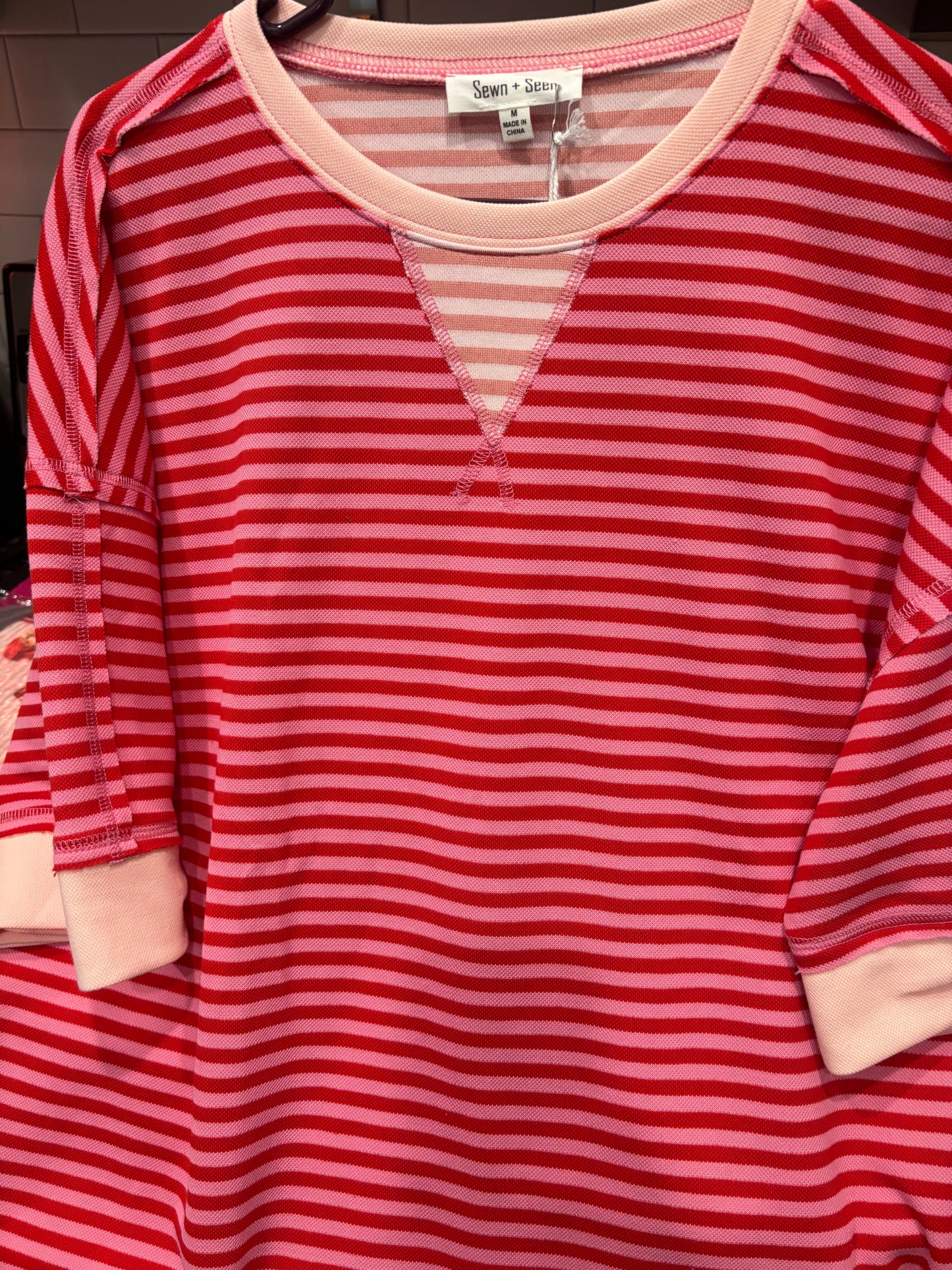 Sweetheart Stripe Top