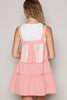 Summer Pink Overall Skirt