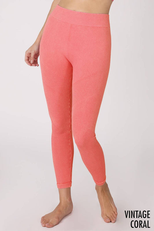 Vintage Coral  Leggings