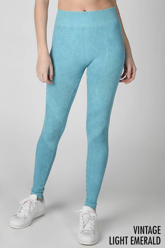 Vintage Light Emerald Leggings