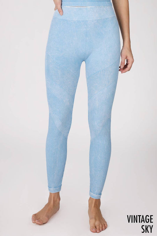 Vintage Sky Blue Leggings