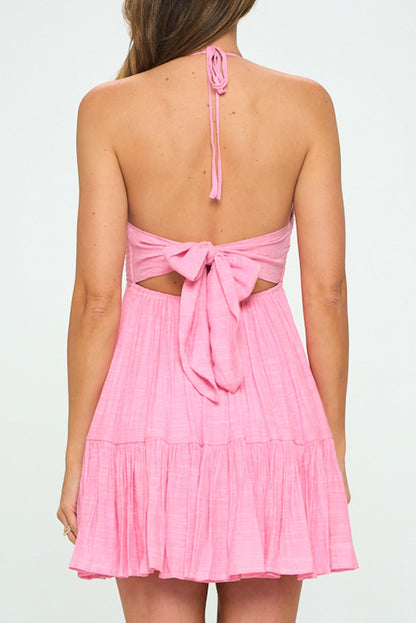 Pink Halter Dress