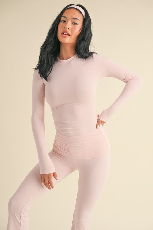 Baby Pink Soft Knit Tee