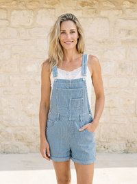 Harbor Stripe Overalls