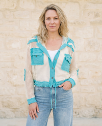 Escape Hooded Jacket - Aqua