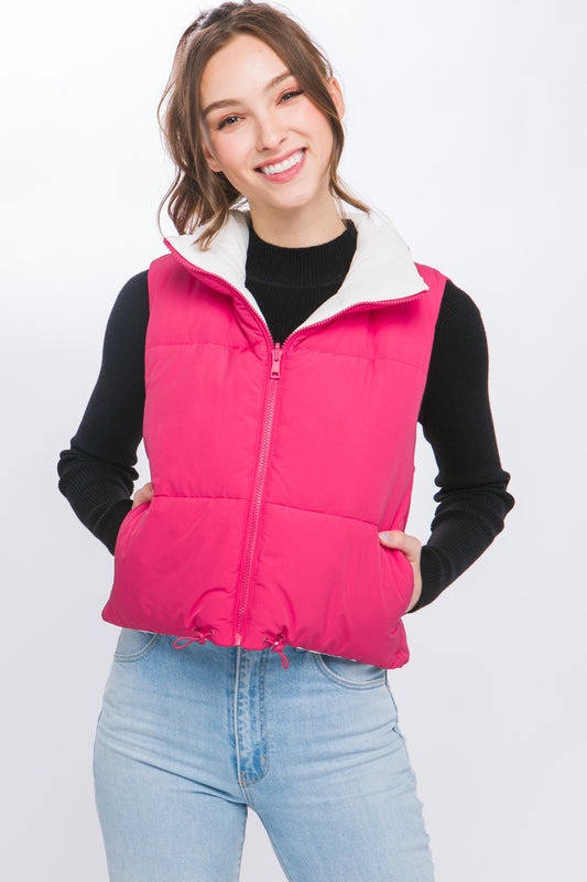 Fuchsia Reversible Vest