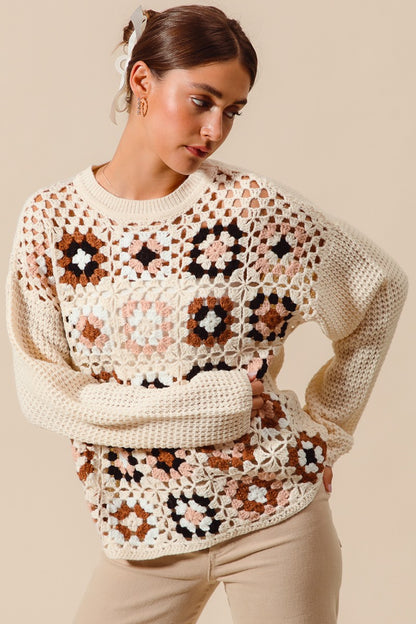 Granny Crochet Sweater