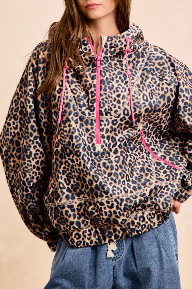 Run Wild Cheetah Zip-Up Jacket