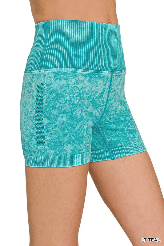 Simple Seamless High Waisted Biker Shorts