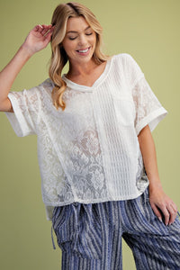 Coastal Lace Top