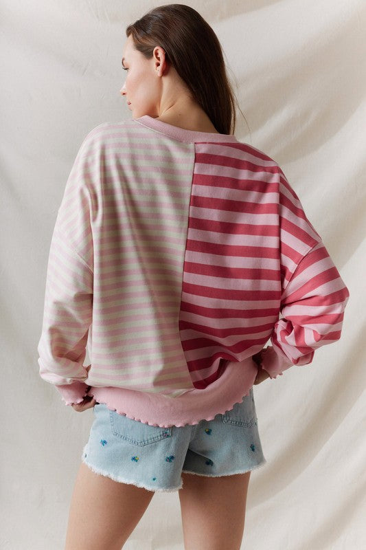 Sweetheart Stripes Top