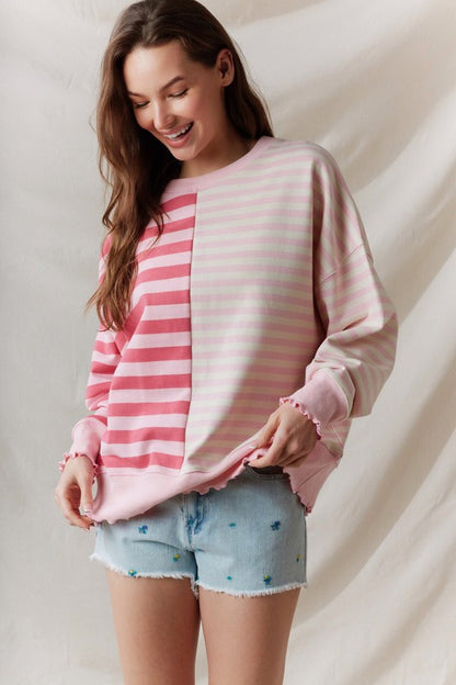 Sweetheart Stripes Top