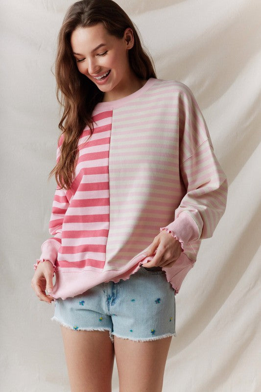Sweetheart Stripes Top