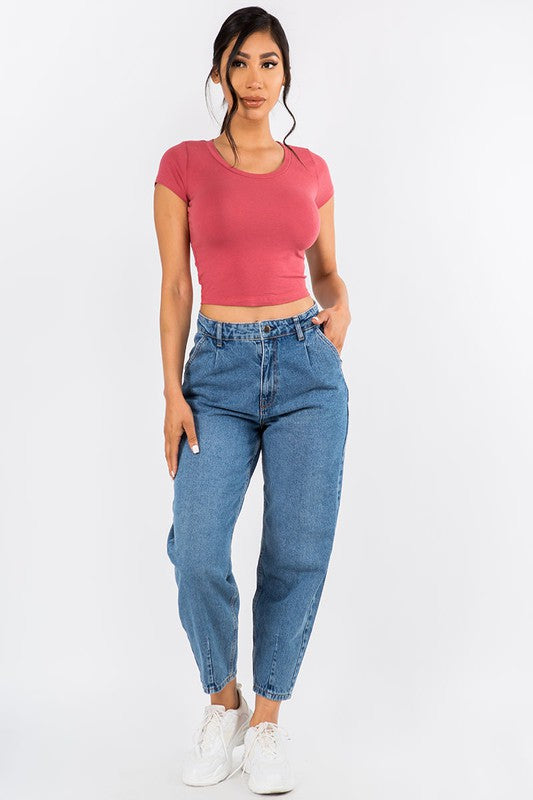 Basic Crop Top Tee