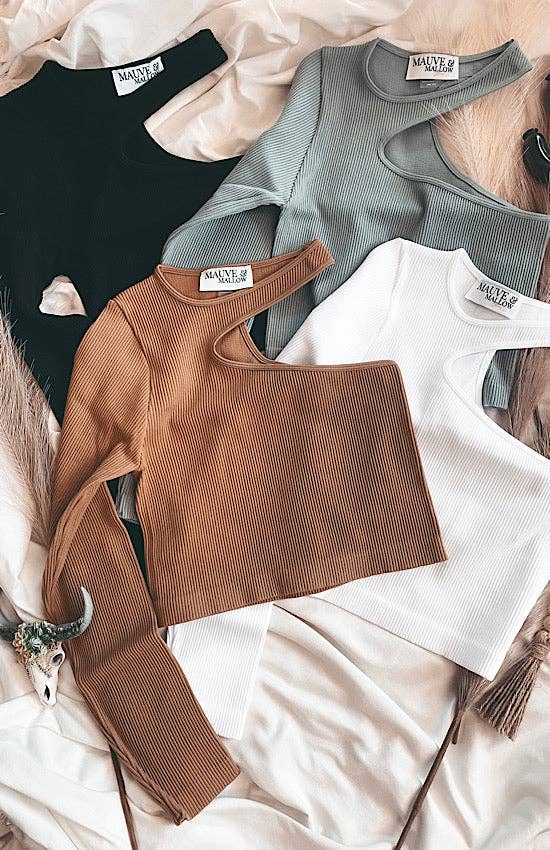 One Sleeve Crop Top