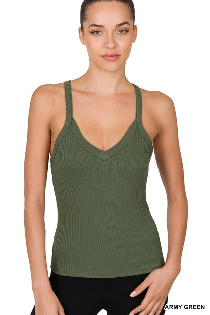Ribbed Crop Cami